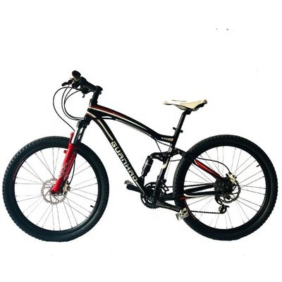 Bicicleta de montanha de suspensão de alumínio completo com 24 velocidades e freio de disco hidráulico