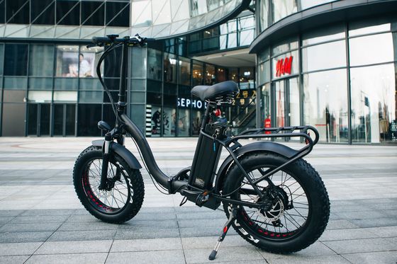 32MPH 48V 1000W 13AH Alumínio Alloy Gordura Pneus Elétricos Passo Através de Folding EBike