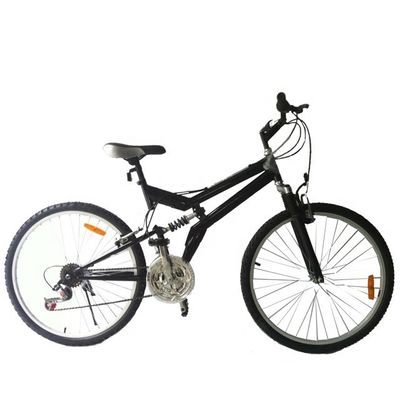 26&quot; Full Suspension Mountain Bike para cargas pesadas Capacidade de carga 120kg 21 velocidades