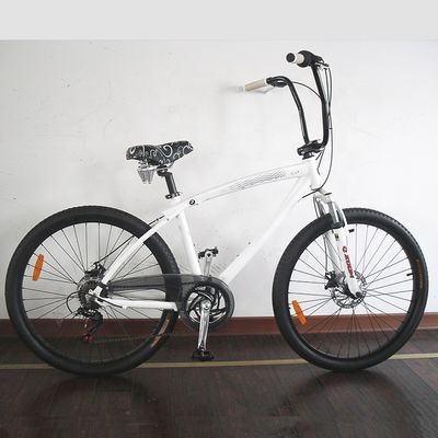 OEM Cor Pintura 26 polegadas 3.0 Pneus Alumínio Quadro Beach Cruiser Bicicleta 7 velocidade Shimano