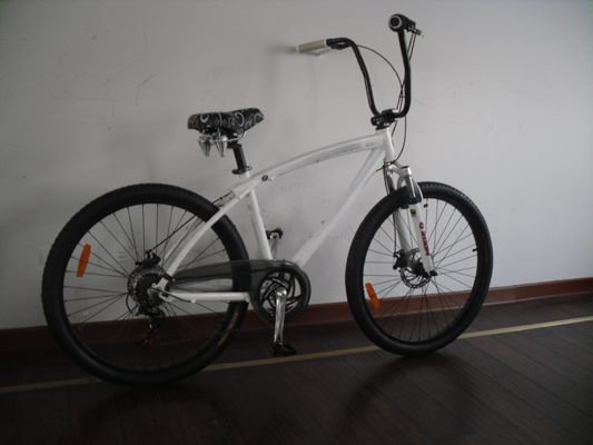 OEM Cor Pintura 26 polegadas 3.0 Pneus Alumínio Quadro Beach Cruiser Bicicleta 7 velocidade Shimano