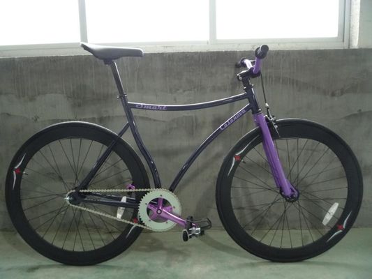 Acessível RED MIX BULE Colorido Fixed Gear Bike Fixie Bicicleta com tronco de aço 10kg