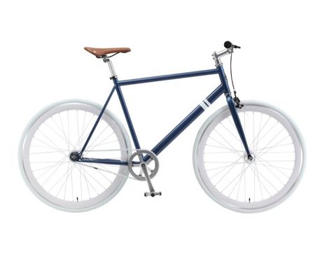 Pedal comum 700C Bicicleta unisex com design simples e freio de montanha-russa