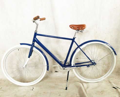 Pedal comum 700C Bicicleta unisex com design simples e freio de montanha-russa