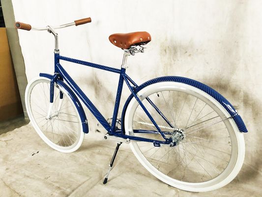 Pedal comum 700C Bicicleta unisex com design simples e freio de montanha-russa