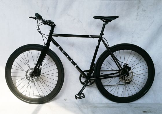 Bicicleta de corrida americana de freio a disco 700C com aço CR-MO e Shimano 7S OEM/ODM CPSC