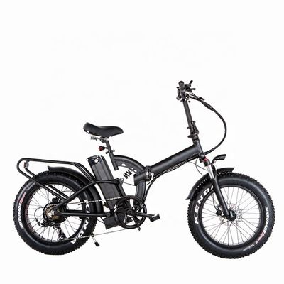 20 "Tamanho de roda 52V 21AH Bateria de lítio 1000W 50KM/H Full Suspensão Elétrica Folding Bike