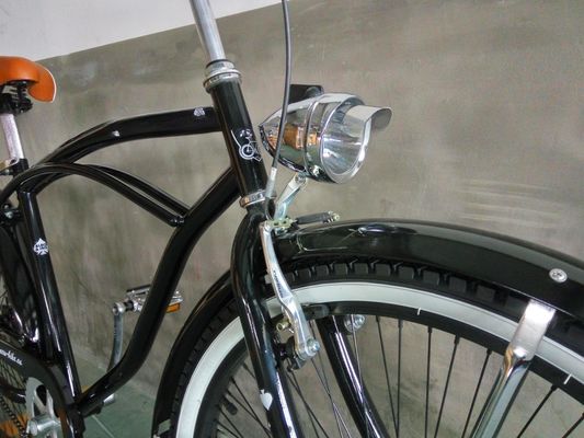Single Speed 26inch Homens Beach Cruiser Bike com Hi-Ten Frame de aço e borda de alumínio
