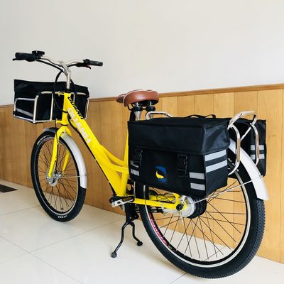 35V 350W 8.8AH Bateria de Lítio 26 &quot;Fast Food Entrega Cargo Bicicleta Elétrica para Mulheres Adultas 25KM / H CE Mercado da Europa