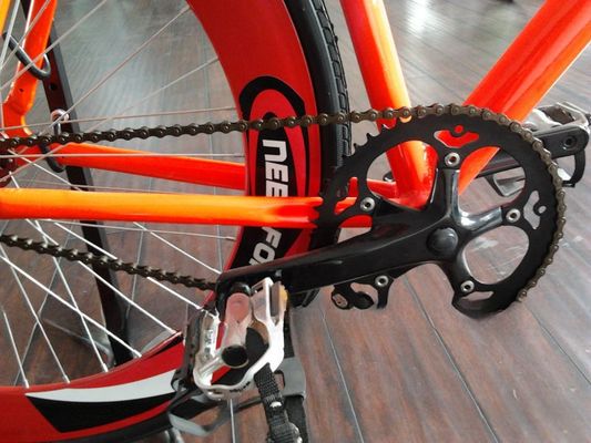 Ordem 700C Bicicleta de engrenagem fixa Bicicleta de engrenagem fixa Bicicleta Bull Horn Ciclismo de pista de velocidade única