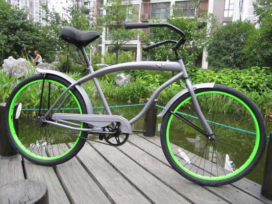 Quadro de aço de dez 26 &quot;Tamanho de roda 3G OEM / ODM CE Homens Adultos Single Speed Beach Cruiser Bike