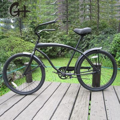 Quadro de aço de dez 26 &quot;Tamanho de roda 3G OEM / ODM CE Homens Adultos Single Speed Beach Cruiser Bike