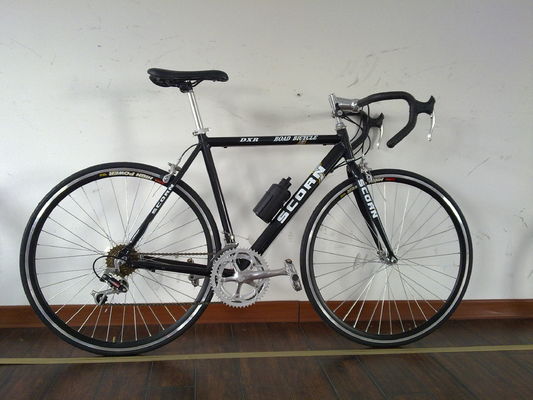 Material de garfo Liga de alumínio SHIMANO 700C Quadro de bicicleta de corrida de 18 velocidades Borda de alumínio 14