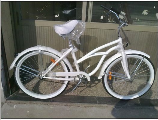 26&quot;x2.125&quot; Freio de montanha-russa Estrutura de aço Mulheres Cruzeiro de praia Bicicleta CE EN CPSC OEM/ODM