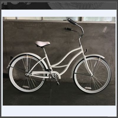 26&quot;x2.125&quot; Freio de montanha-russa Estrutura de aço Mulheres Cruzeiro de praia Bicicleta CE EN CPSC OEM/ODM