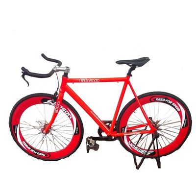 Radius Caliper Brake Fixie Bike Cor Vermelha 700C Alumínio Ligação CE Certificado OEM Chinês