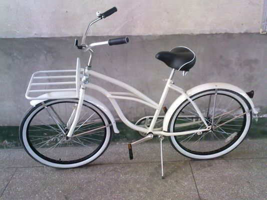 26&quot;x2.125&quot; Freio de montanha-russa Estrutura de aço Mulheres Cruzeiro de praia Bicicleta CE EN CPSC OEM/ODM
