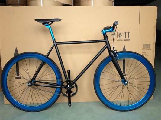 Quando Hub 700C Bicicleta de engrenagem fixa colorida com pneus Kenda 700*28C e rolamentos selados