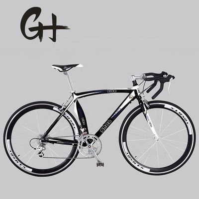 Pedal 700C de corrida com estrutura de alumínio leve e 24 velocidades