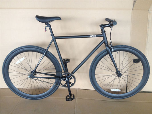 Material de garfo aço personalizar velocidade única cor branca Bici Fixie Bike para adulto