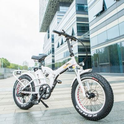 Bateria de lítio de 48V 21h CE Certificado 1000W 50KM/H Big Snow Fat Tire Electric Folding Bike Full Suspensão