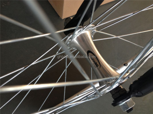 Pedal Fixie Bike comum 700c Bicicleta de velocidade fixa única com freio duplo V