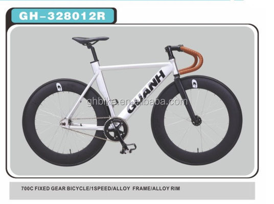 Bicicleta de engrenagem fixa de liga de alumínio 700C personalizada com peso brilhante de 13 kg e cor Pantone