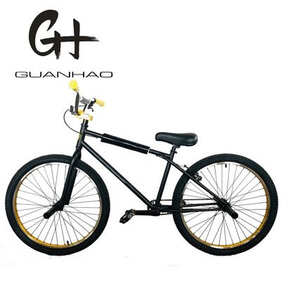 Logotipo personalizado Bicicleta BMX de 26 polegadas com estrutura de aço Hi-Ten e pequeno anel de cadeia de 25T