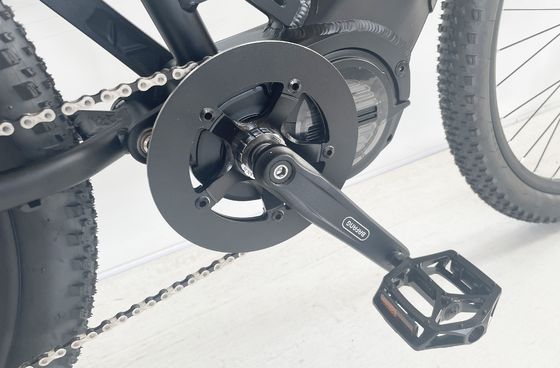 26*4&quot; Largura do pneu 48V 1000W 17AH BAFANG Motor Médio Elétrico Full Suspensão Mountain Bike