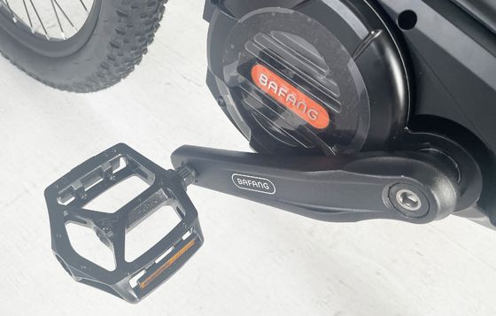 26*4&quot; Largura do pneu 48V 1000W 17AH BAFANG Motor Médio Elétrico Full Suspensão Mountain Bike