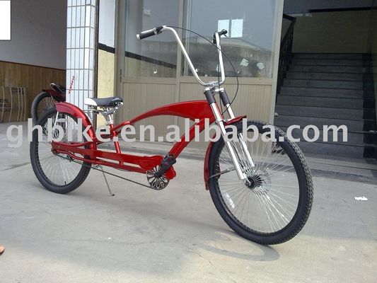 Steel Fork Beach Cruiser Bicicleta Chopper Bike para o desempenho