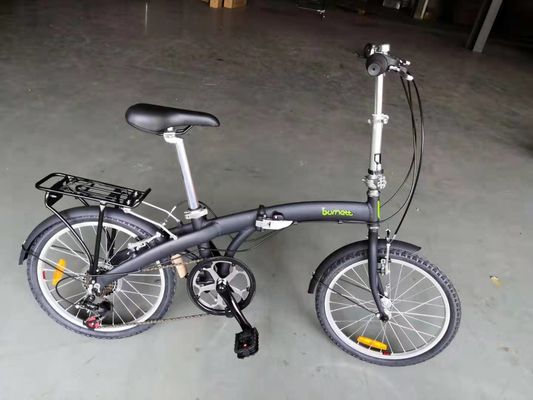 20 polegadas Unisex híbrida bicicleta dobrável com 7 engrenagens e Alumínio V Brake Alloy Hub Quando