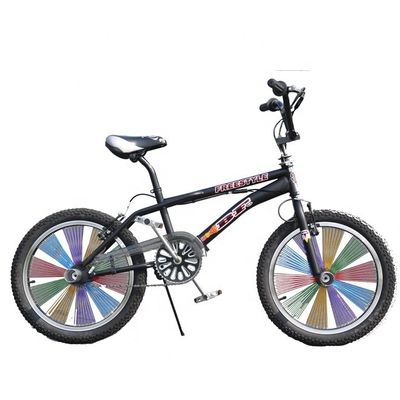 Alumínio Thread Stem BMX 20inch Colorido 130H Spokes chinês CE Kid Freestyle Bicicleta
