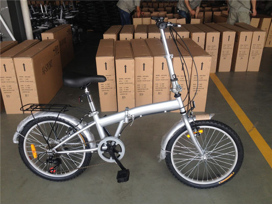 Bicicleta dobrável de 20 polegadas 7 marchas 6 velocidade Hi 10 Estrutura de aço liga de alumínio Shimano Bicicleta dobrável 13kg