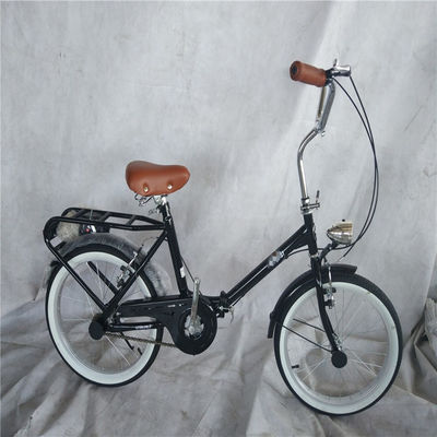 Bicicleta dobrável de 20 polegadas 7 marchas 6 velocidade Hi 10 Estrutura de aço liga de alumínio Shimano Bicicleta dobrável 13kg