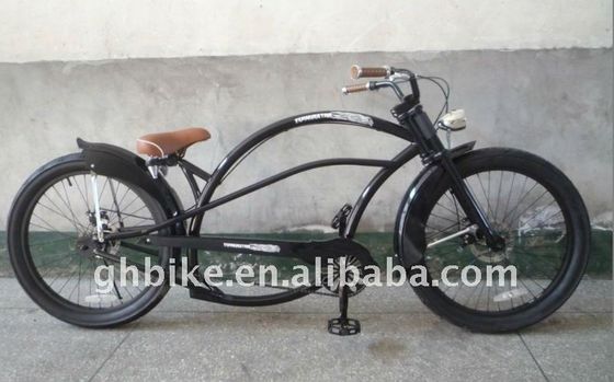 24&quot; Homem e Dama Moda Chopper Beach Cruiser Bike Bicicleta com Peso Brilhante de 19kg