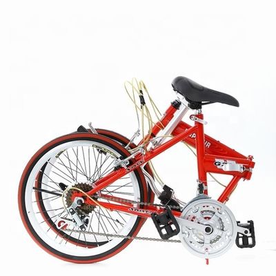 Bicicleta de freio em V duplo de 20&quot; Hi-Ten Frame de aço dobrável chinês com Shimano 7 velocidades