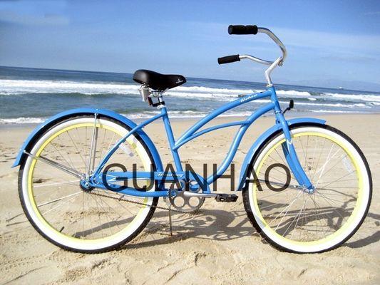 Bicicleta de cruzeiro de praia com bicicletas de cruzeiro de praia com bicicletas acreditadas CE e ISO 9001 com peso brilhante de 19 kg