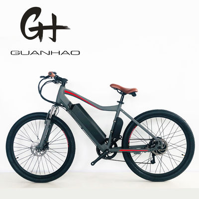 UL2849 Bicicleta de montanha elétrica de alumínio para adultos com 7 velocidades e motor central de 500W