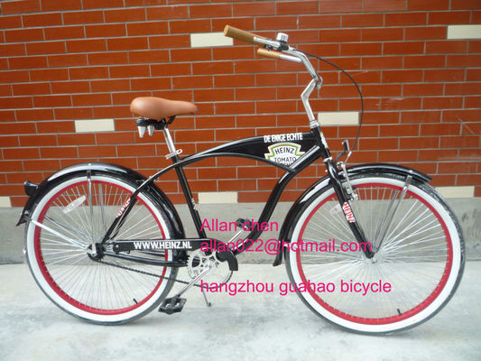 Popular Girls Beach Cruiser Bike com estrutura de aço e Shimano Nexus 3 Speed Gear