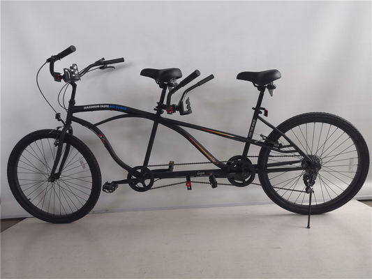 OEM 26 Inch Adult Tandem Beach Cruiser Bike com 1,8m de comprimento e 300kg de capacidade de carga
