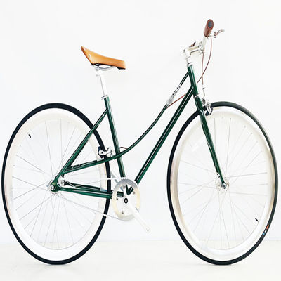 Bicicleta de velocidade única Classico City Cruiser Bike Mulheres Passo através Lady Bikes 1,8m Long