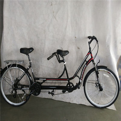 Bicicleta Tandem de Quadro Duro de 26 polegadas de turismo e lazer adulto Cruzeiro Bicicleta de dois lugares