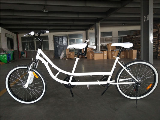 Almofada de alumínio 24 polegadas bicicletas de duplo assento Tandem para turismo e turismo em família