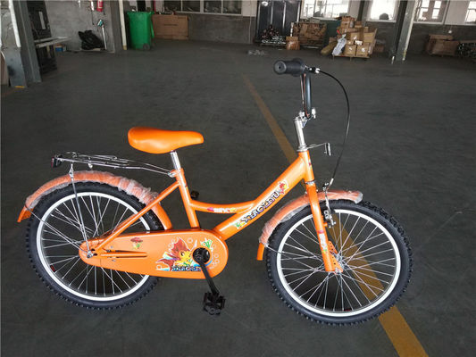 16 polegadas crianças bicicletas com rodas de treinamento duplo V freio de aço garfo