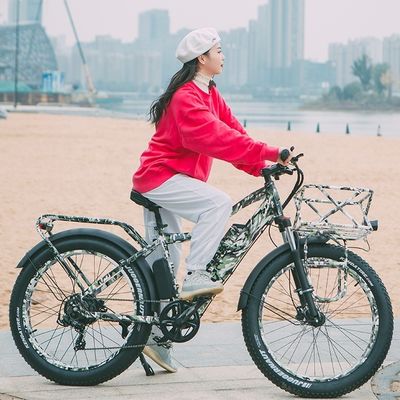 52V 1000W Bafang Motor 17AH Lítio 55KM/H Hub traseiro neve pneu gorduroso mountain bike elétrico