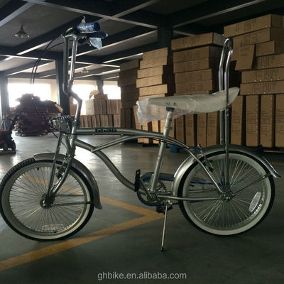 Single Speed Kids Beach Cruiser Bike com 20 polegadas Rider inferior e 16kg peso brilhante