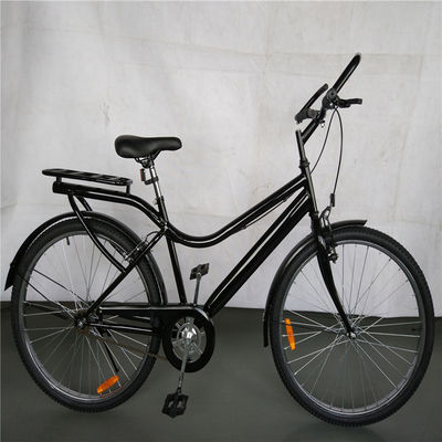 1.7m comprimento preto cor única velocidade passo através de bicicleta híbrida 17kg peso bruto