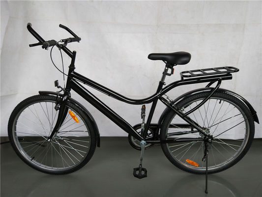 1.7m comprimento preto cor única velocidade passo através de bicicleta híbrida 17kg peso bruto
