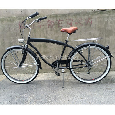 Bicicleta Beach Cruiser de 6 velocidades, confortável e durável, para homens, com crankset de 170 mm